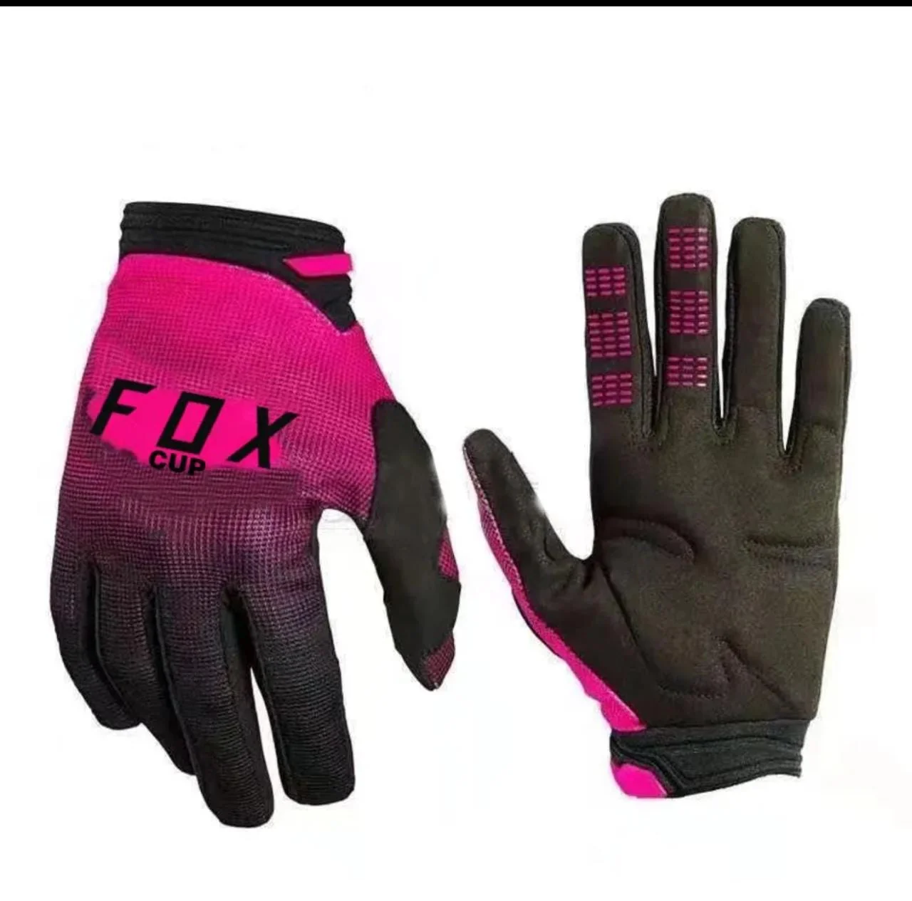 Guantes rosa fox