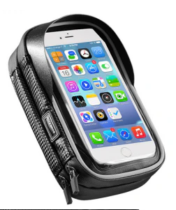 Soporte celular con bolsa